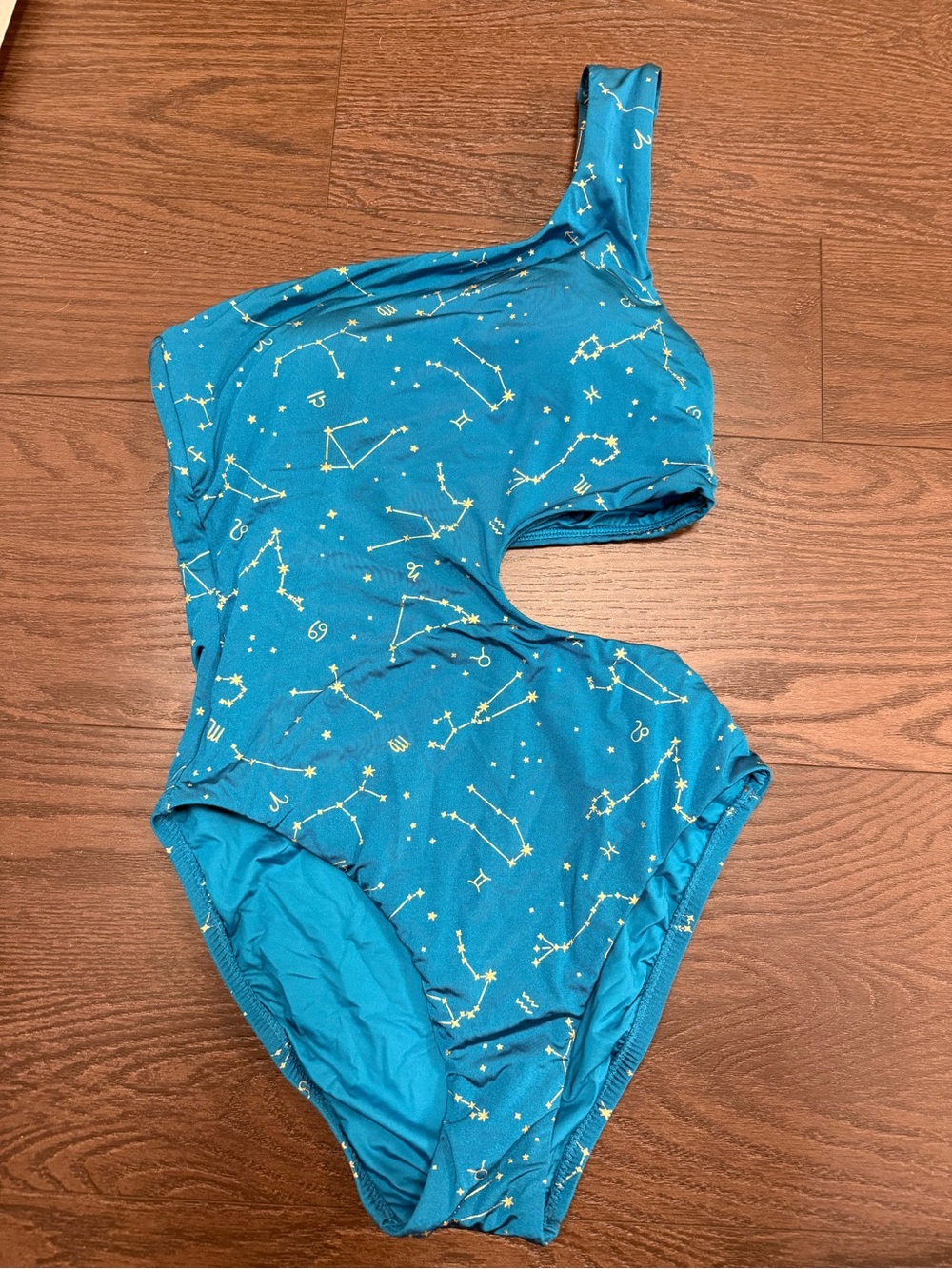 NEVER WORN 💫 One-Shoulder Constellation Full Cov Swimsuit - New with Tags On NWT